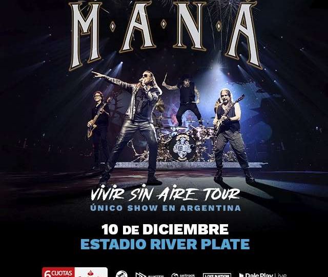Maná regresa a la Argentina con un show en River para celebrar sus 40 años de trayectoria.