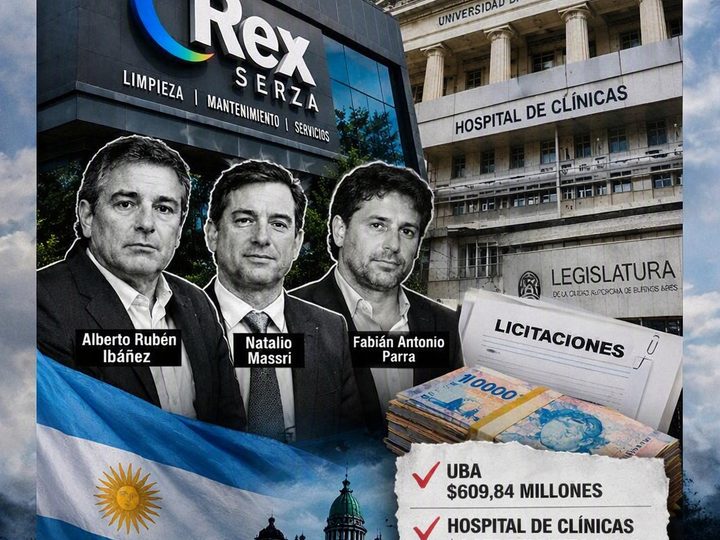 Rex/SERZA: los contratos millonarios de limpieza que cruzan a la UBA, Salud y el poder radical.