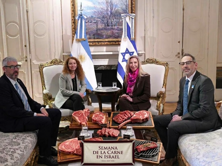 Karina Milei se mete en el negocio de la carne: ahora impulsa una misión comercial en Israel.