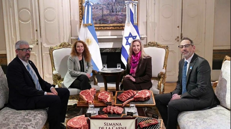 Karina Milei se mete en el negocio de la carne: ahora impulsa una misión comercial en Israel.